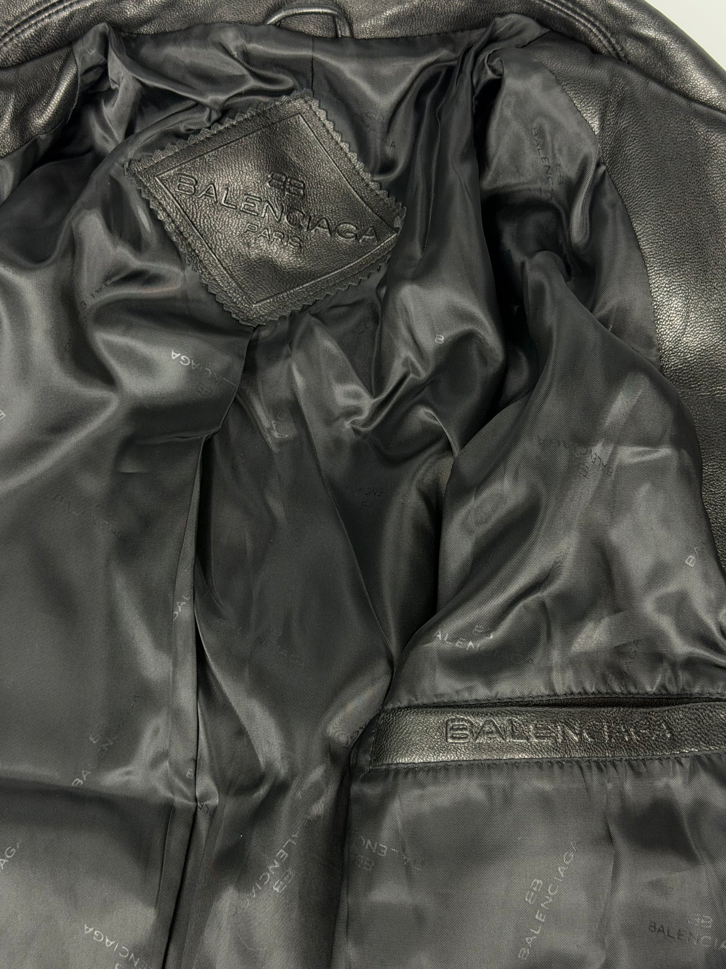 Balenciaga 1997 Nicholas Ghesquière Leather Jacket