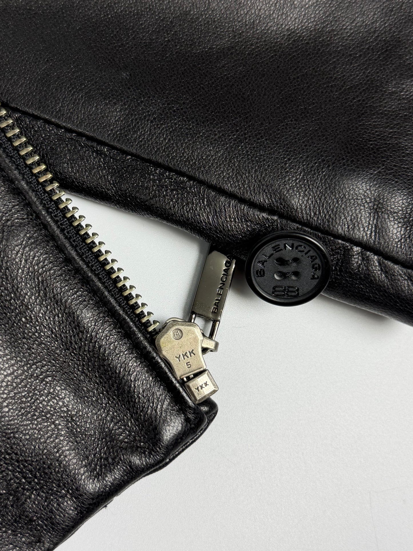 Balenciaga 1997 Nicholas Ghesquière Leather Jacket