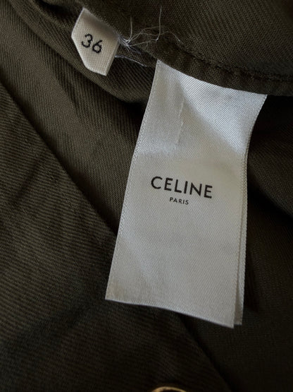 Celine Military Short Sleeve Button Down Shirt