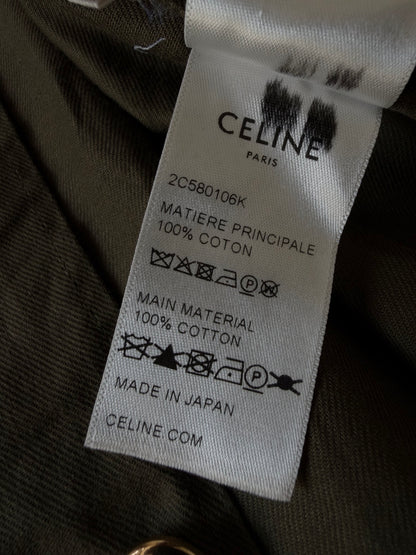 Celine Military Short Sleeve Button Down Shirt
