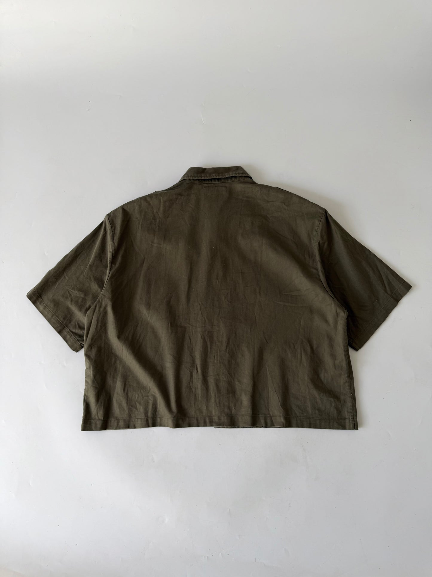 Celine Military Short Sleeve Button Down Shirt
