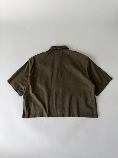 Celine Military Short Sleeve Button Down Shirt