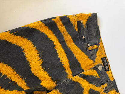 2000’s Roberto Cavalli Tiger Print Denim Pants