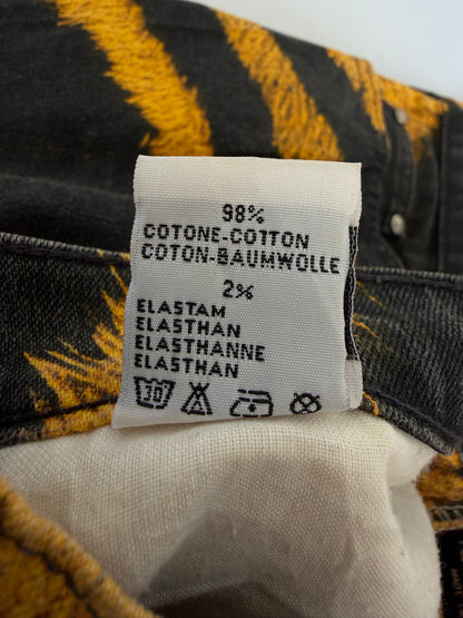 2000’s Roberto Cavalli Tiger Print Denim Pants
