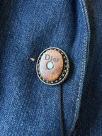 Christian Dior Boutique 2006 Denim Embroidered Jacket