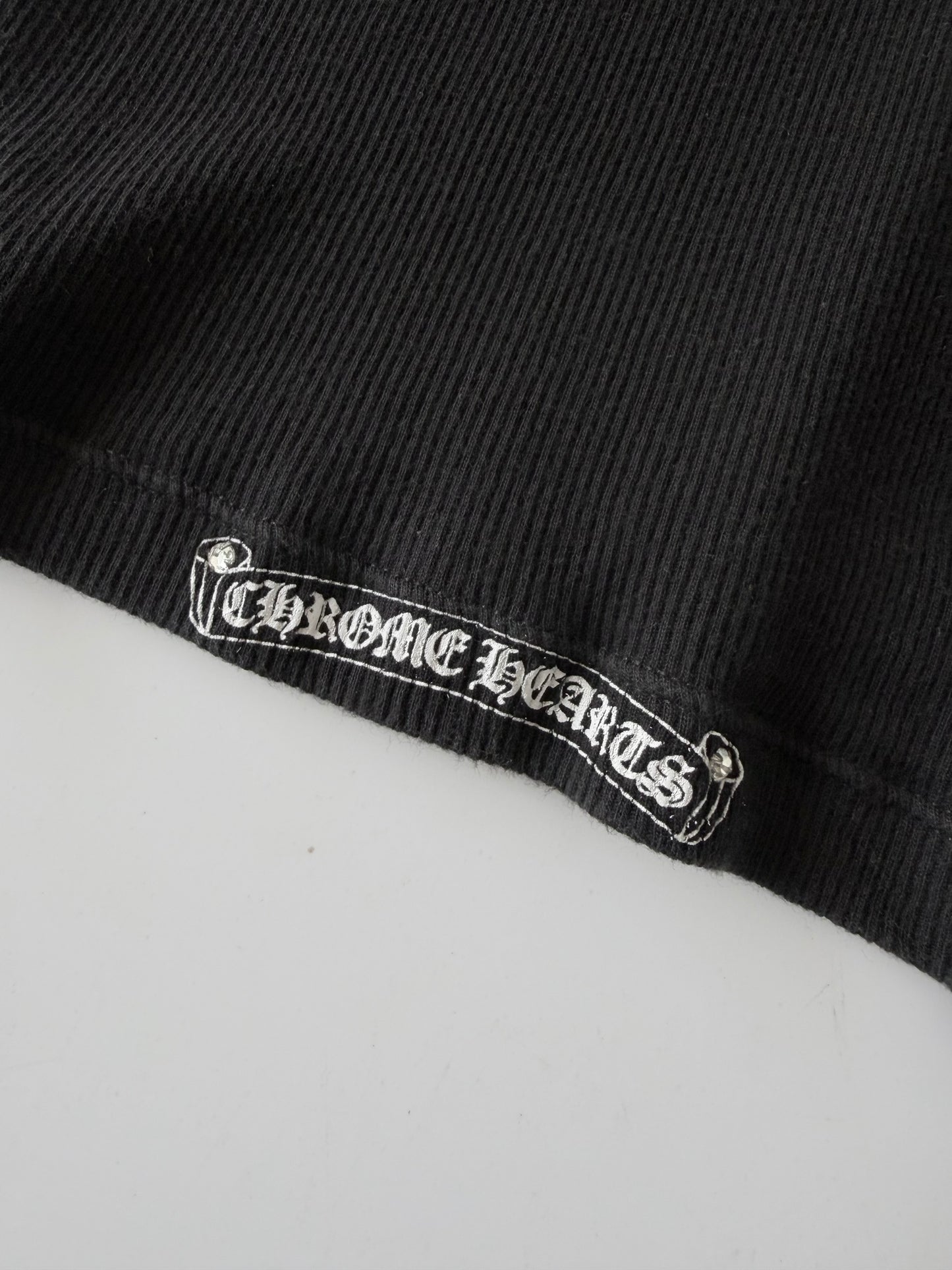 Rare Chrome Hearts Swarovski Crystal Side Logo Tank Top