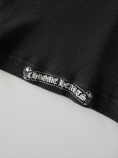 Rare Chrome Hearts Swarovski Crystal Side Logo Tank Top
