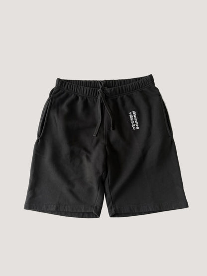 Chrome Hearts Black Retro Embroidered Shorts