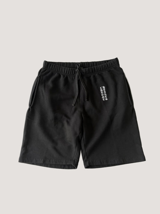 Chrome Hearts Black Retro Embroidered Shorts