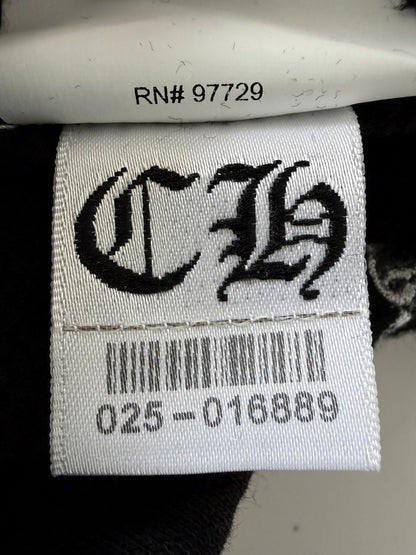 Chrome Hearts Black Retro Embroidered Shorts