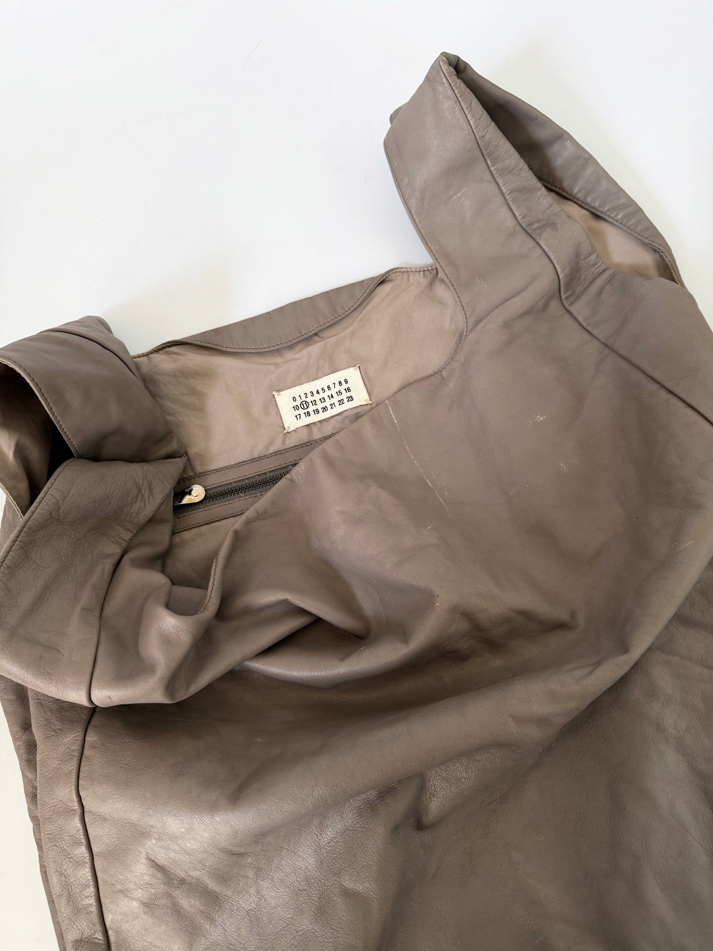 Martin Margiela SS11 Oversized Shopper Leather Tote Bag