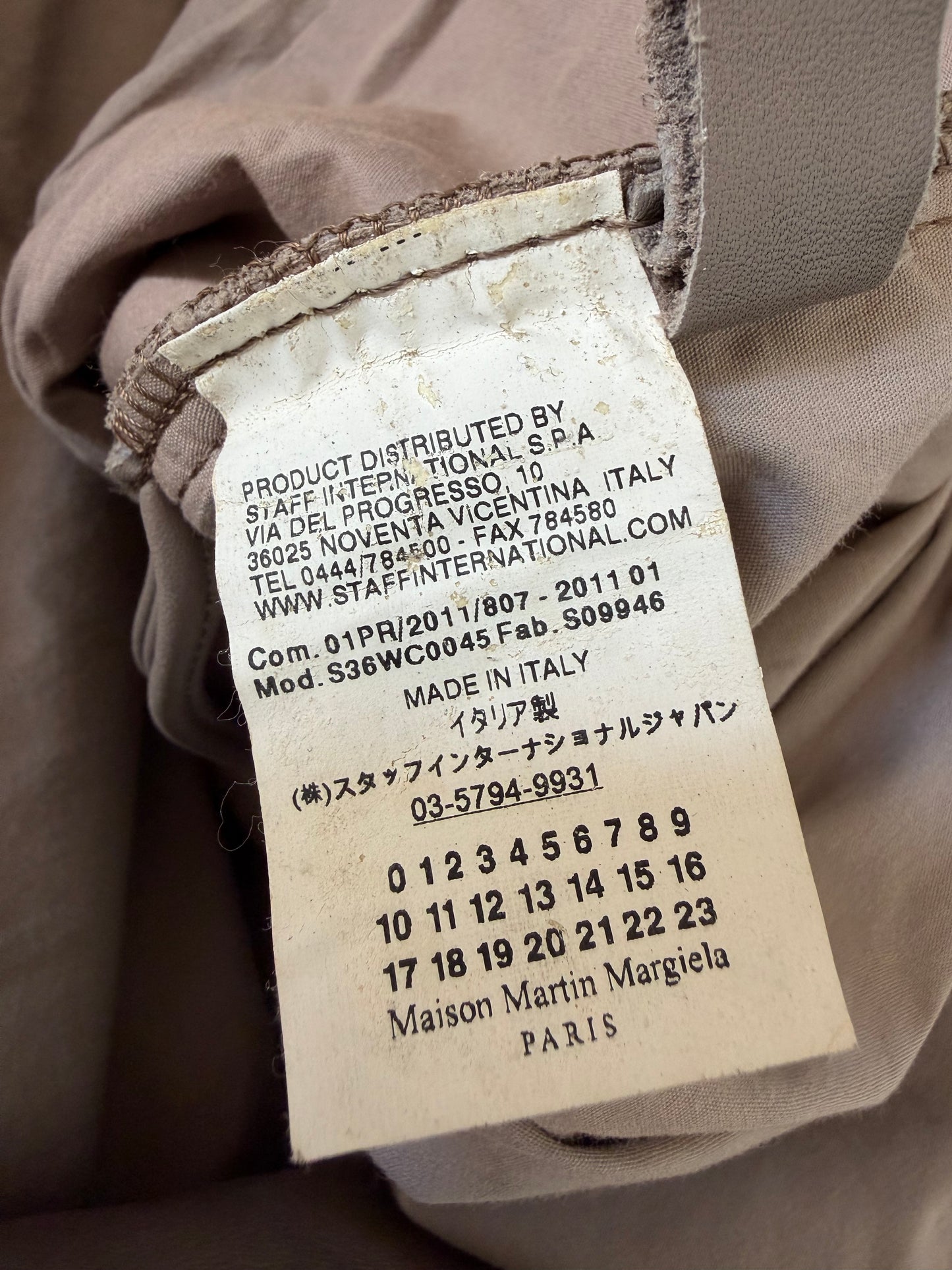 Martin Margiela SS11 Oversized Shopper Leather Tote Bag