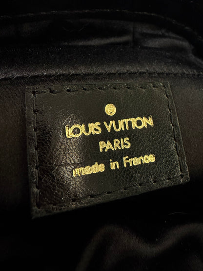 Louis Vuitton Violet Quilted Monogram Chiffon Mink Demi Lune