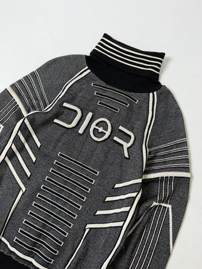 Dior Homme x Hajime Sorayama FW19 Technical Knit Turtleneck