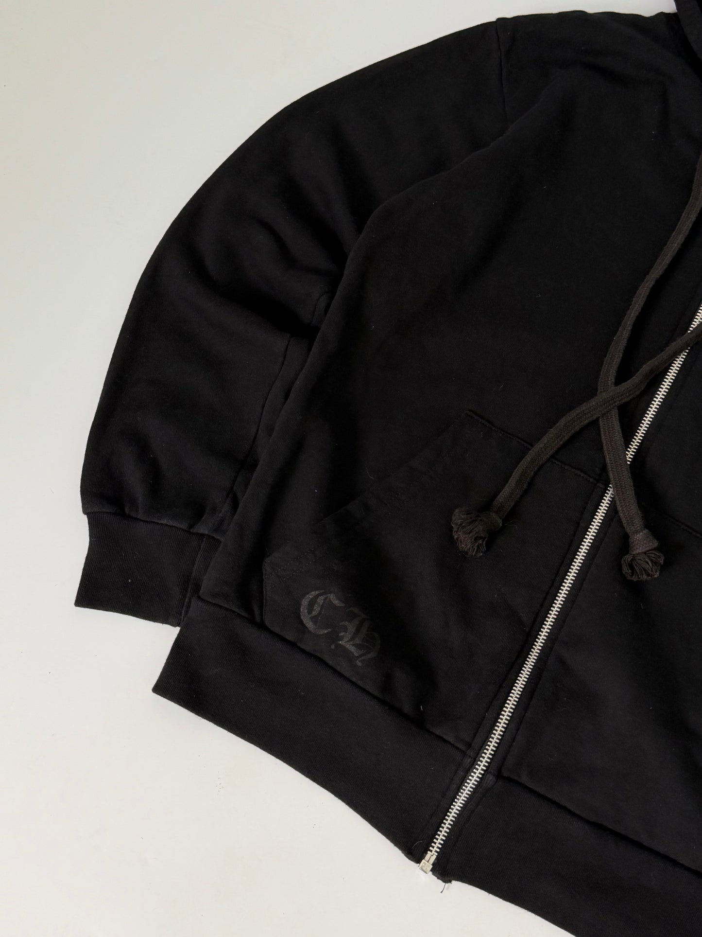 Chrome Hearts Rolling Stone Blue Tongue Horseshoe Hoodie