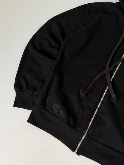 Chrome Hearts Rolling Stone Blue Tongue Horseshoe Hoodie