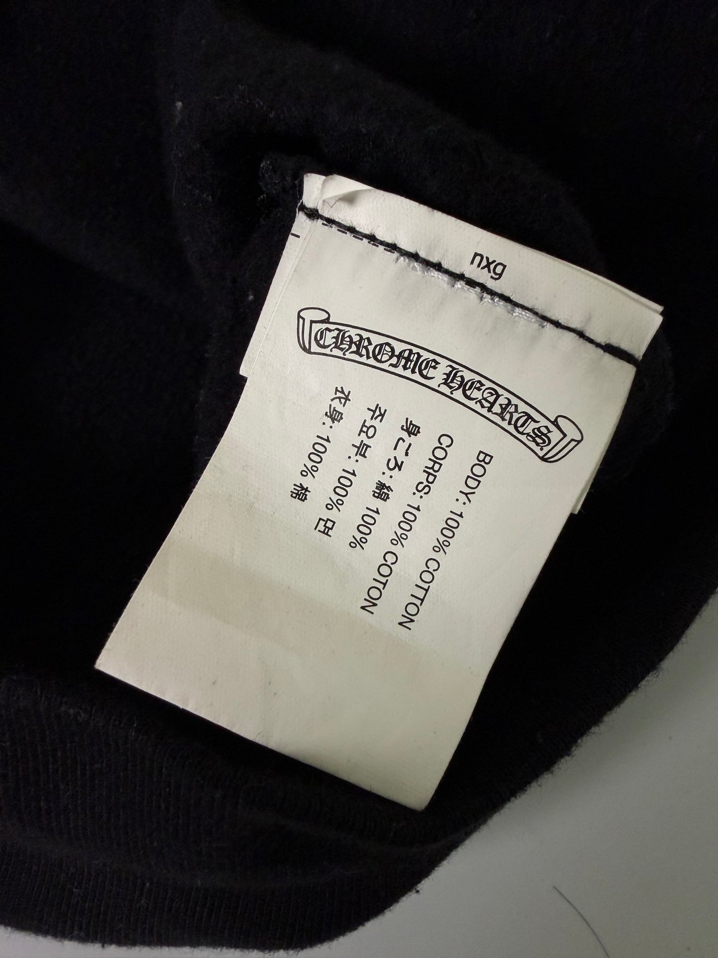 Chrome Hearts Rolling Stone Blue Tongue Horseshoe Hoodie