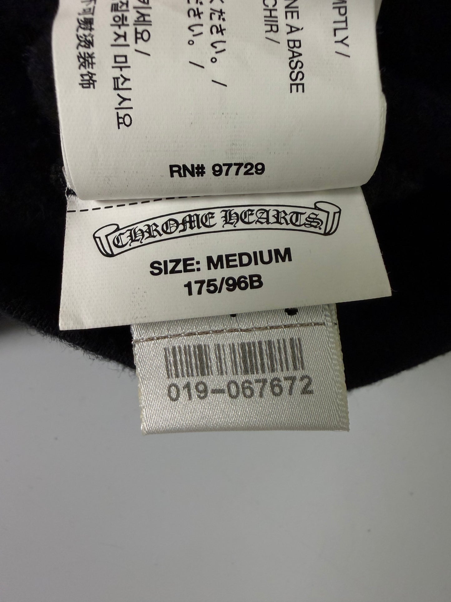 Chrome Hearts Rolling Stone Blue Tongue Horseshoe Hoodie