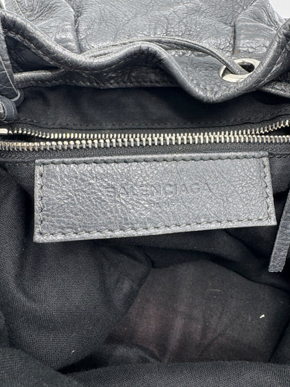 BALENCIAGA Leather Baby Diam Classic Traveller Backpack
