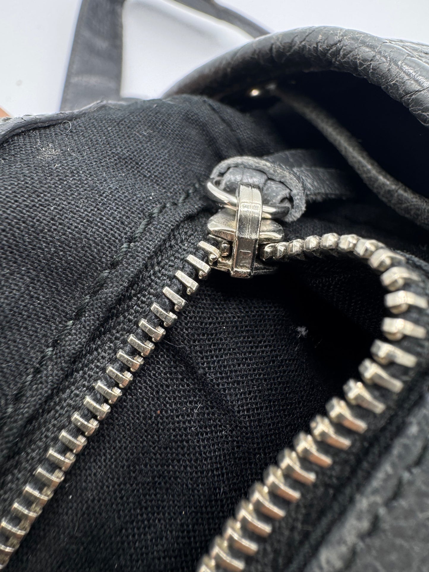 BALENCIAGA Leather Baby Diam Classic Traveller Backpack