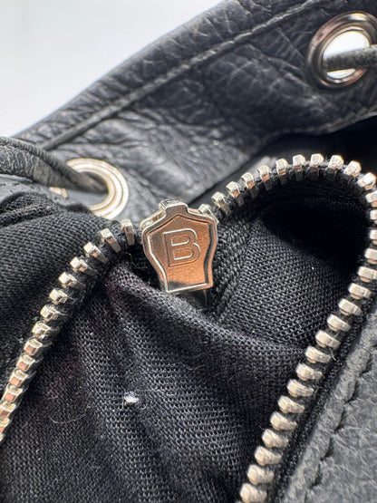 BALENCIAGA Leather Baby Diam Classic Traveller Backpack