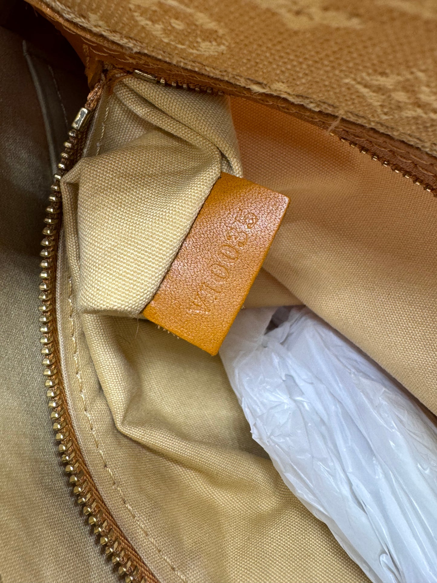 Louis Vuitton Monogram Mini Lin Mary Kate Besace Brown