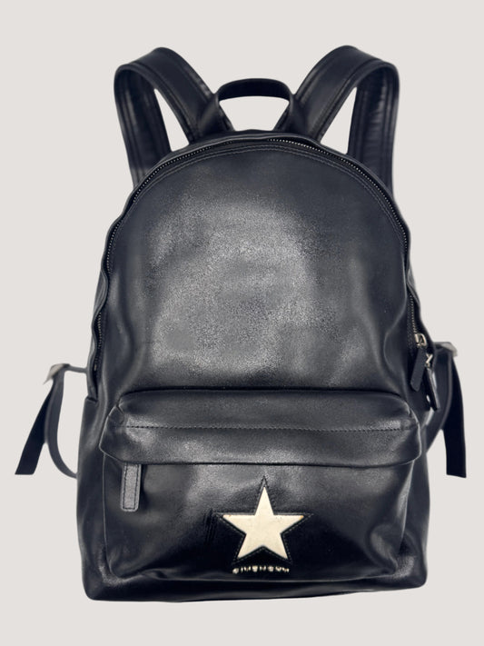 Givenchy Black Leather Star Backpack Ricardo Tischi