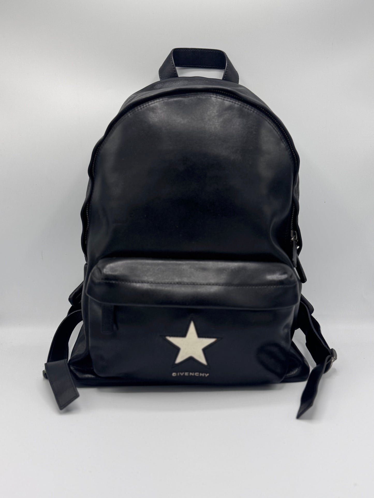 Givenchy Black Leather Star Backpack Ricardo Tischi
