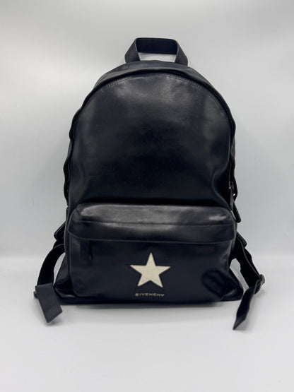 Givenchy Black Leather Star Backpack Ricardo Tischi