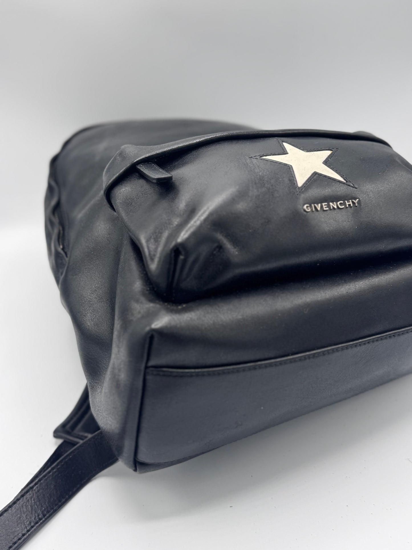 Givenchy Black Leather Star Backpack Ricardo Tischi