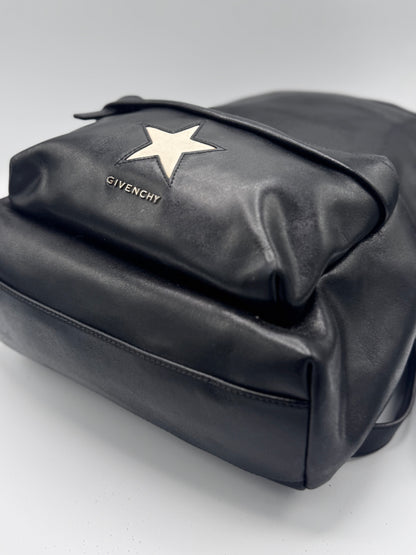 Givenchy Black Leather Star Backpack Ricardo Tischi