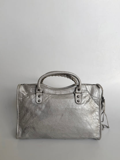 2000’s Balenciaga Silver Classic City Bag