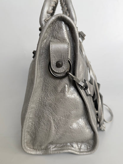 2000’s Balenciaga Silver Classic City Bag