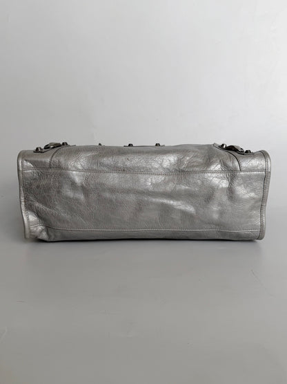 2000’s Balenciaga Silver Classic City Bag
