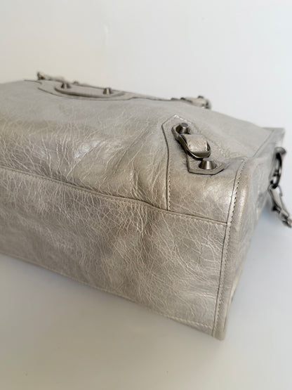 2000’s Balenciaga Silver Classic City Bag