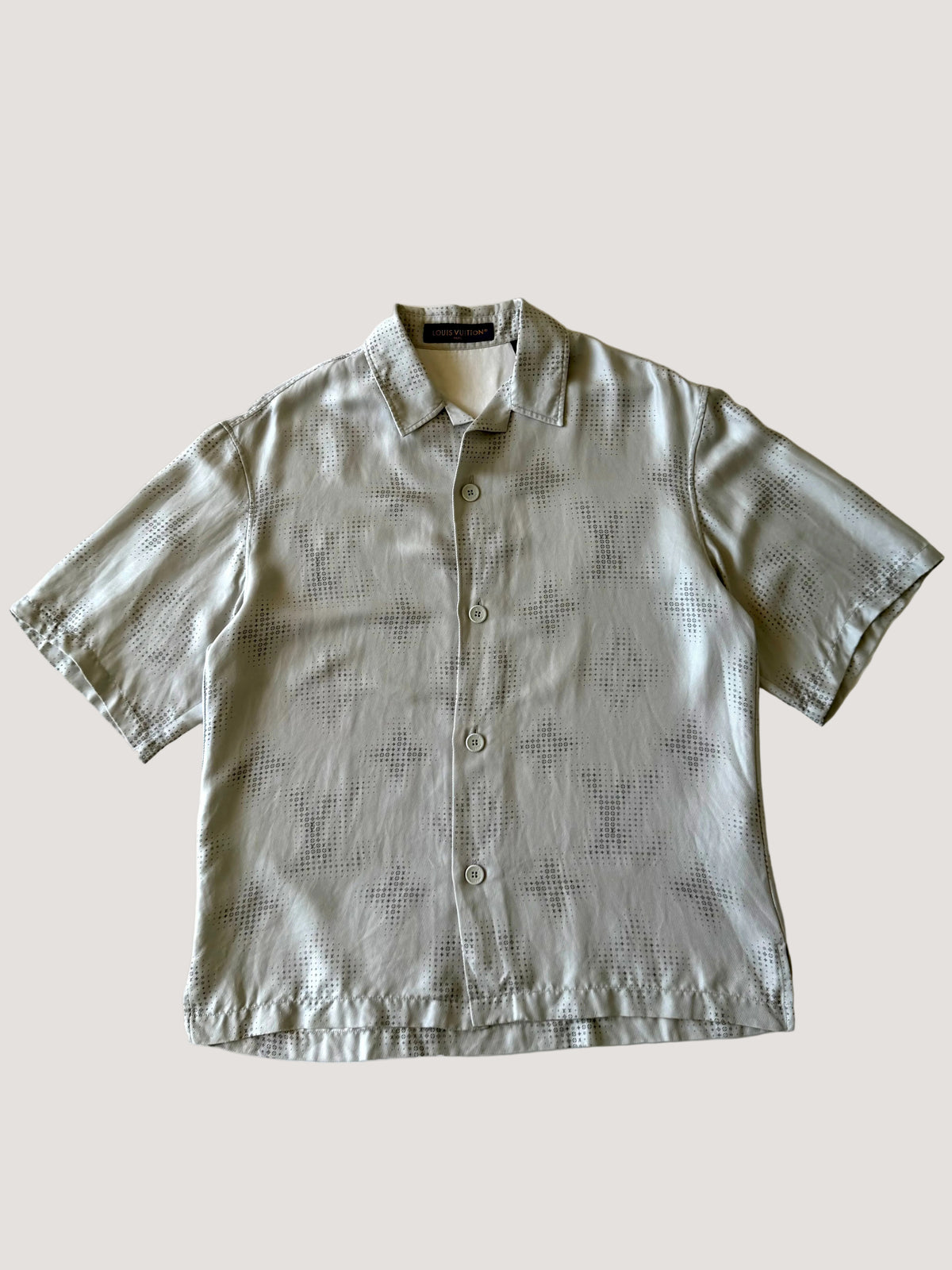 Louis Vuitton Pixelated Monogram Silk Shirt