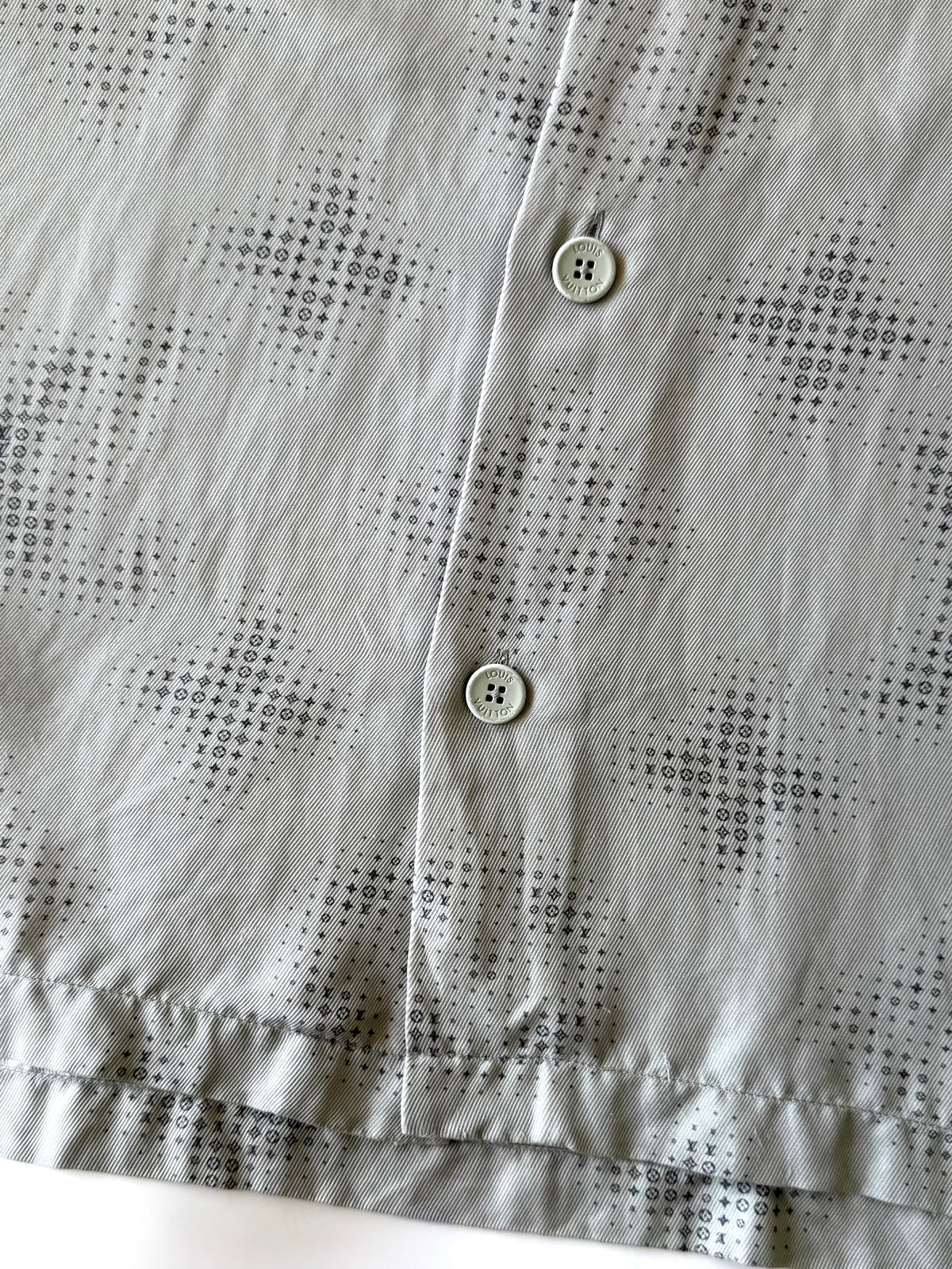 Louis Vuitton Pixelated Monogram Silk Shirt
