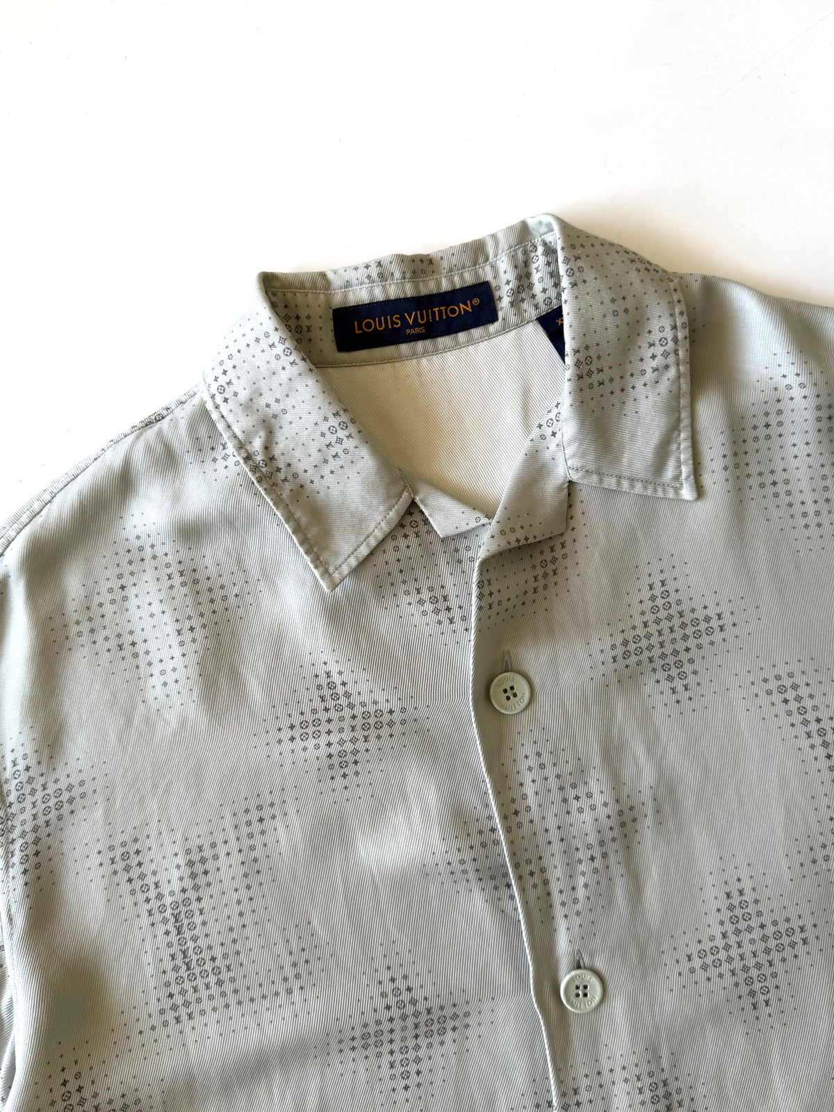 Louis Vuitton Pixelated Monogram Silk Shirt