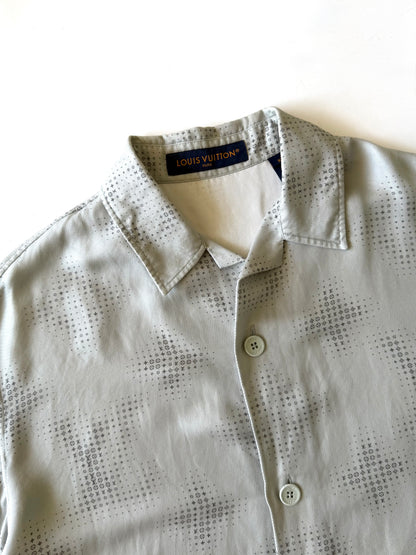 Louis Vuitton Pixelated Monogram Silk Shirt
