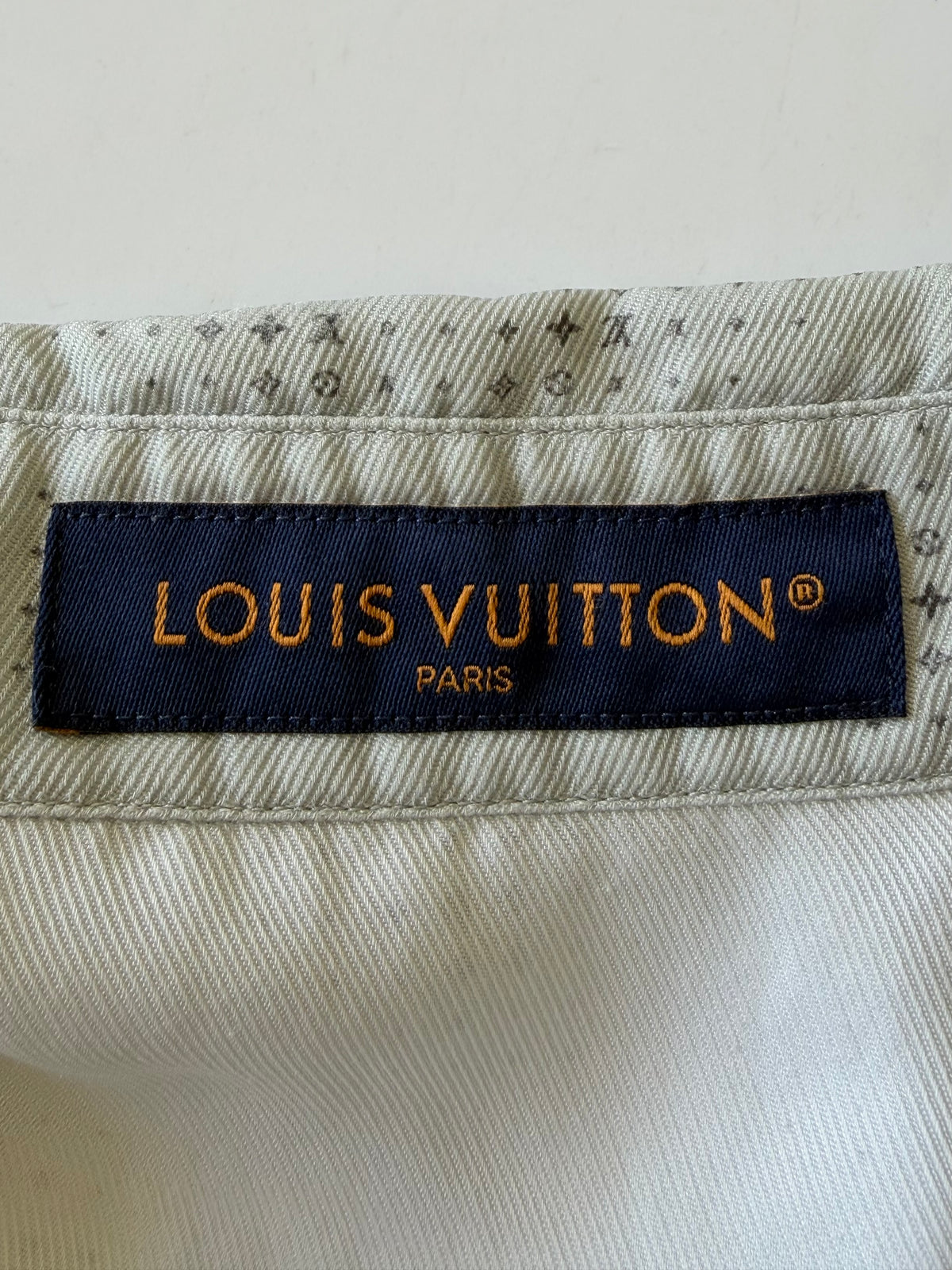 Louis Vuitton Pixelated Monogram Silk Shirt