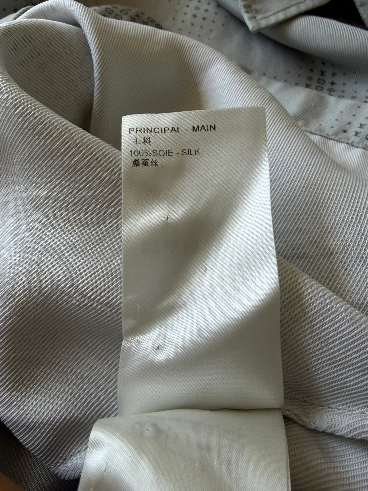 Louis Vuitton Pixelated Monogram Silk Shirt