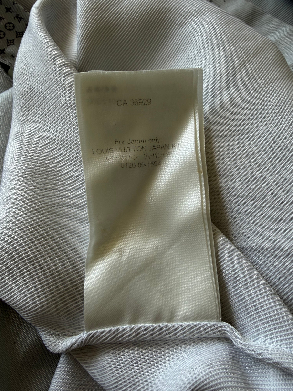 Louis Vuitton Pixelated Monogram Silk Shirt