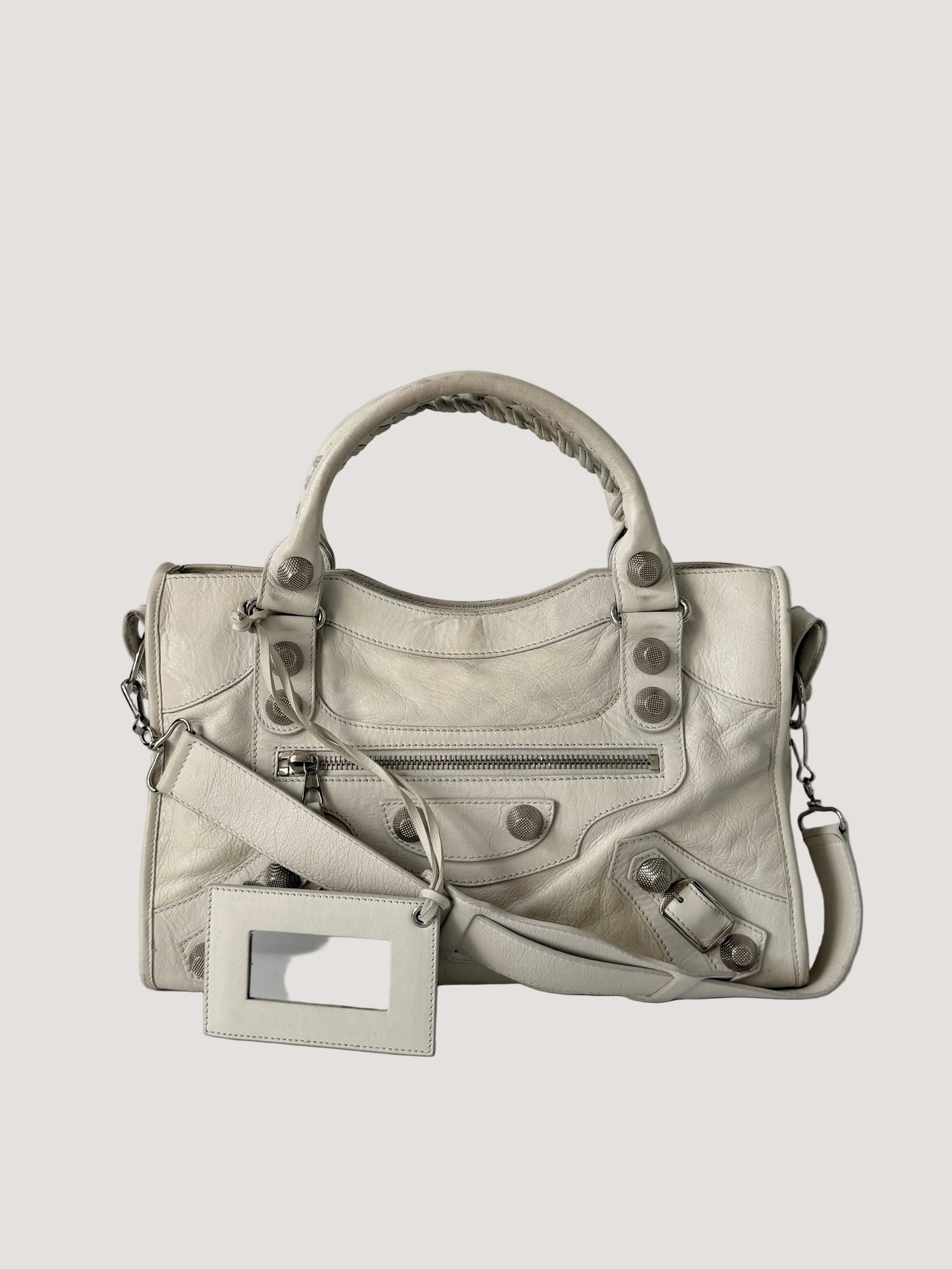 2000’s Balenciaga Praline Giant 21 Silver Hardware City Bag