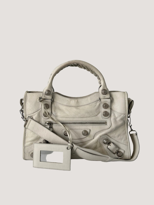 2000’s Balenciaga Praline Giant 21 Silver Hardware City Bag