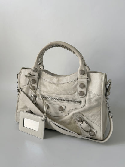 2000’s Balenciaga Praline Giant 21 Silver Hardware City Bag