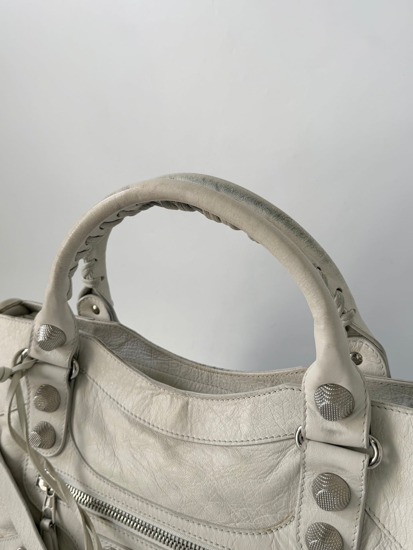 2000’s Balenciaga Praline Giant 21 Silver Hardware City Bag
