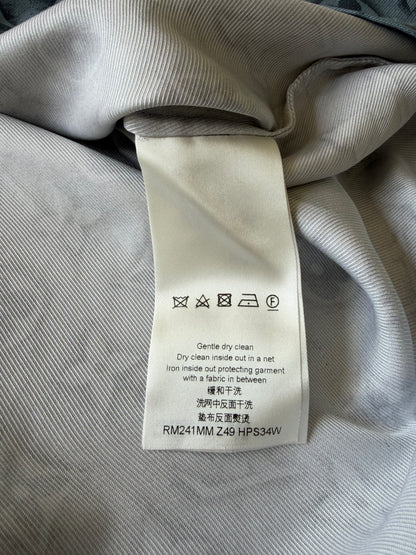 Louis Vuitton Blue Monogram Silk Shirt