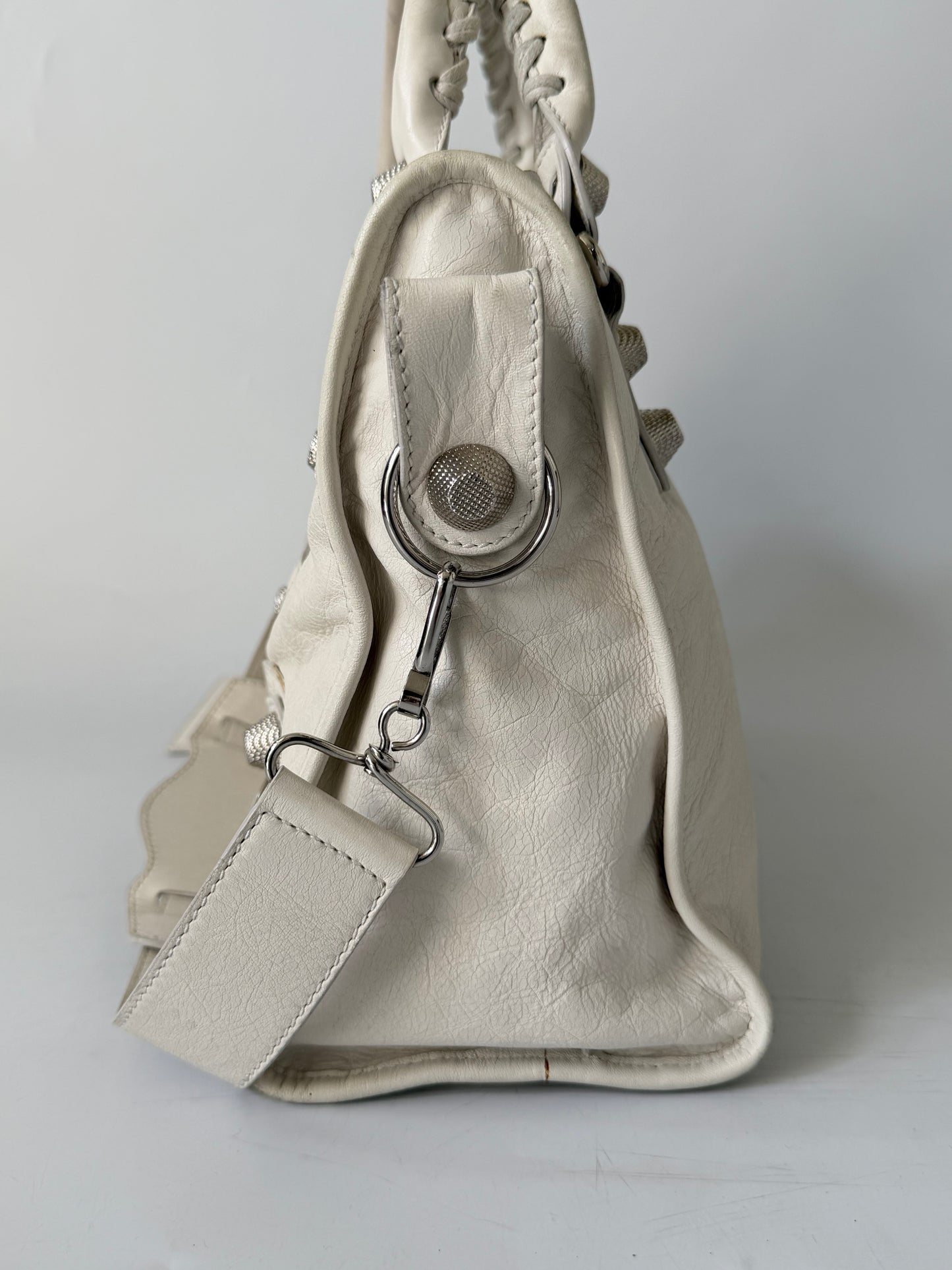 2000’s Balenciaga Praline Giant 21 Silver Hardware City Bag