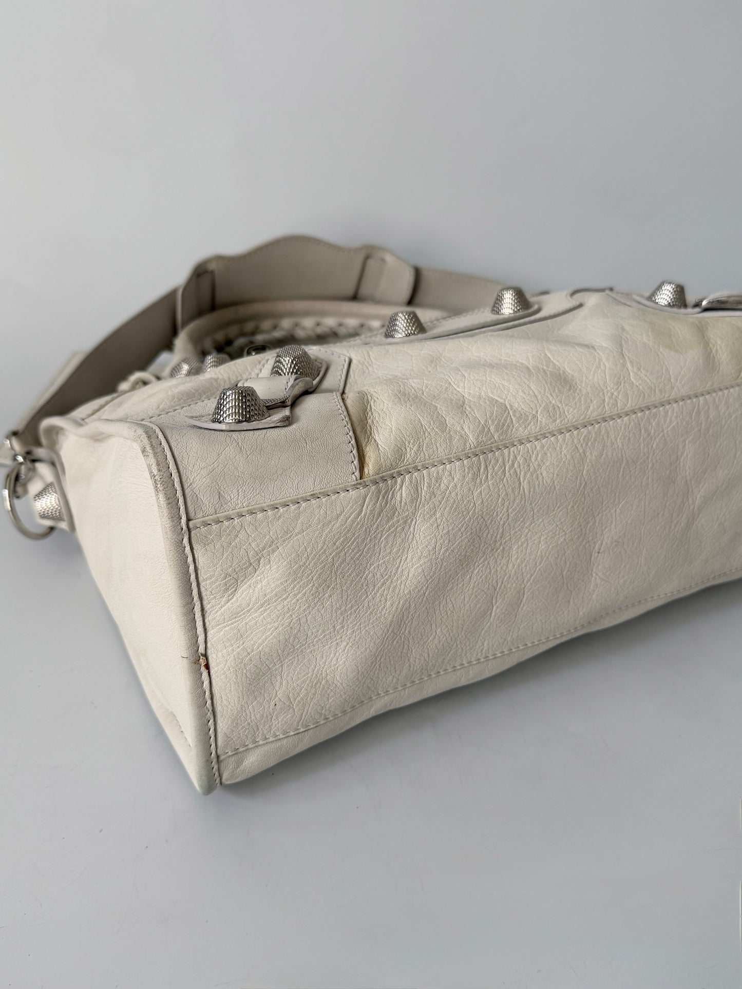 2000’s Balenciaga Praline Giant 21 Silver Hardware City Bag
