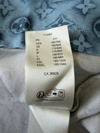 Louis Vuitton Blue Monogram Silk Shirt